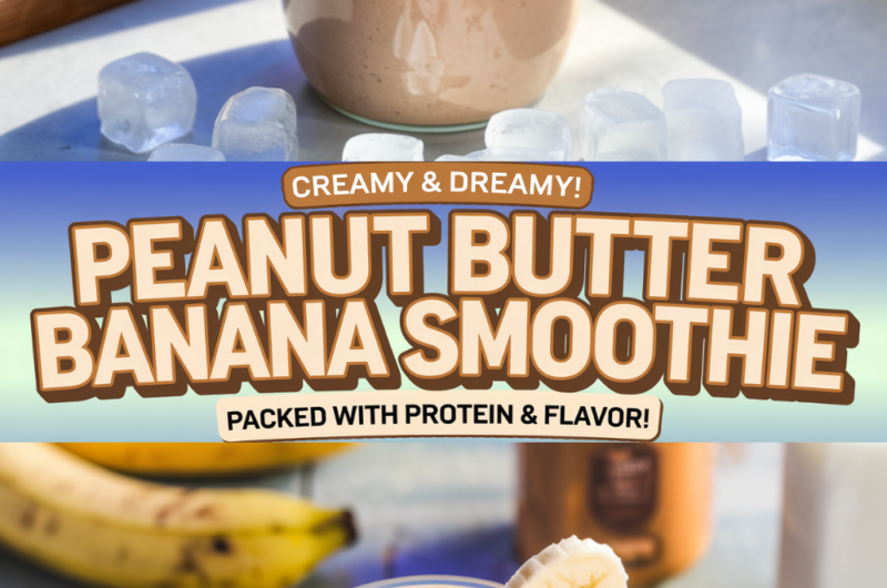 Creamy Peanut Butter Banana Smoothie