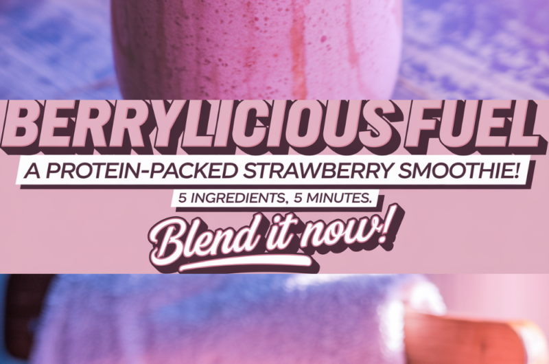 Strawberry Smoothie Recipe: A Quick & Refreshing Gym Snack