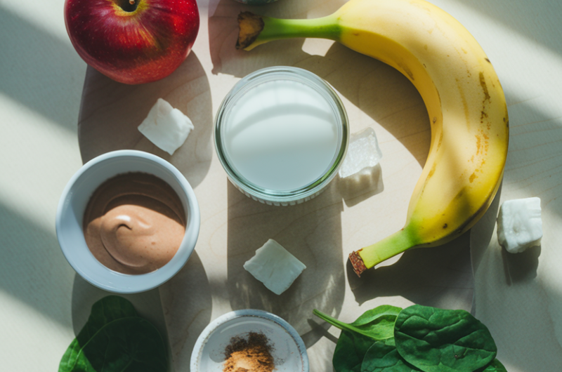 Apple Healthy Smoothie A Gym-Goer’s Delight 🍎💪