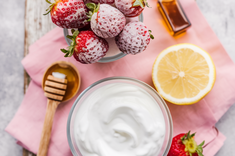 Strawberry Frozen Yogurt