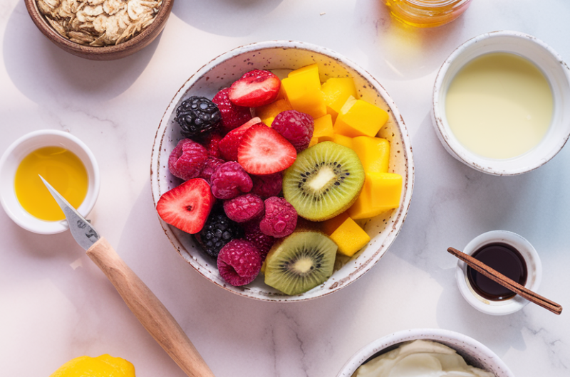 No-Bake Fruity Cheesecake Tarts