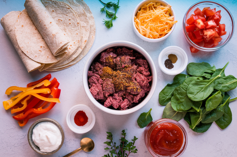 Healthy Cheesy Beef Wraps Recipe Ideas