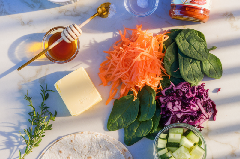 Gluten-Free Roasted Buffalo Chickpea Wraps