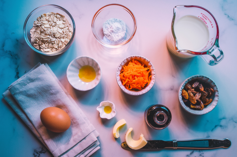 Carrot and Sultana Mini Pancakes