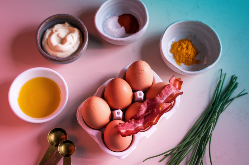 Deviled Eggs With Bacon