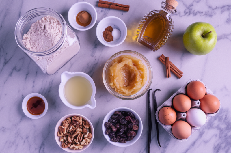 Grandma's Healthy Applesauce Spice Cake