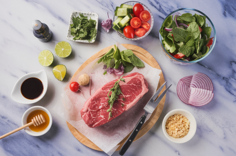 Healthy Thai Beef Salad