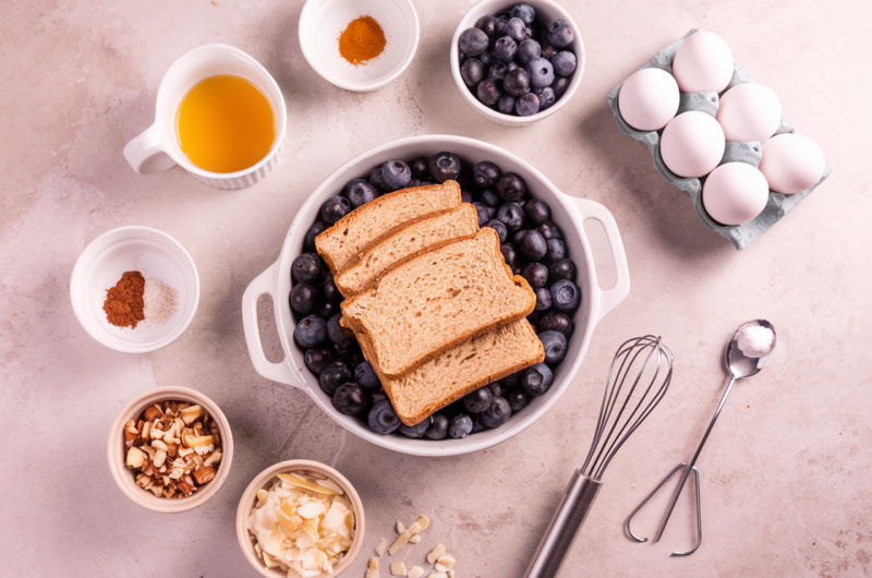 Best Healthy Blueberry French Toast Casserole