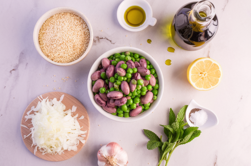 Healthy Pea And Broad Bean Couscous