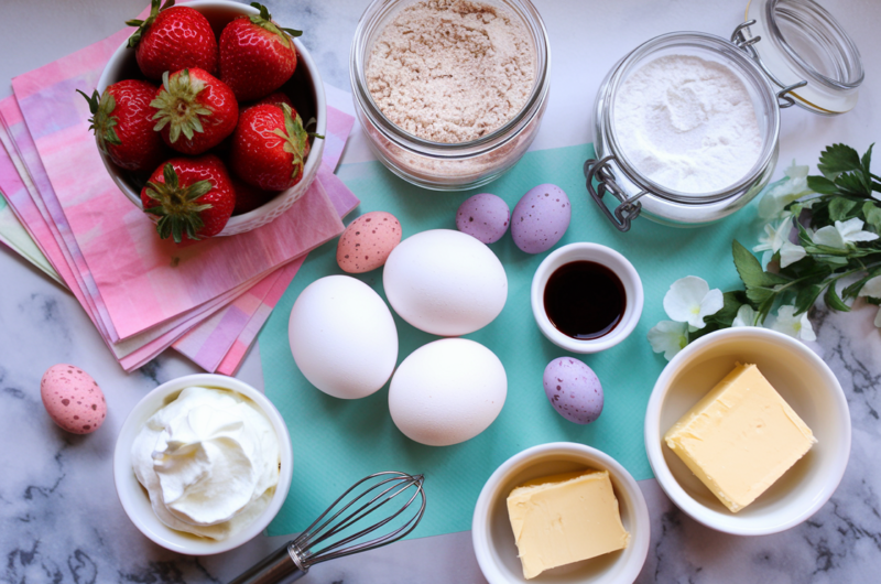 Easter Low Carb Strawberry Shortcake Recipe