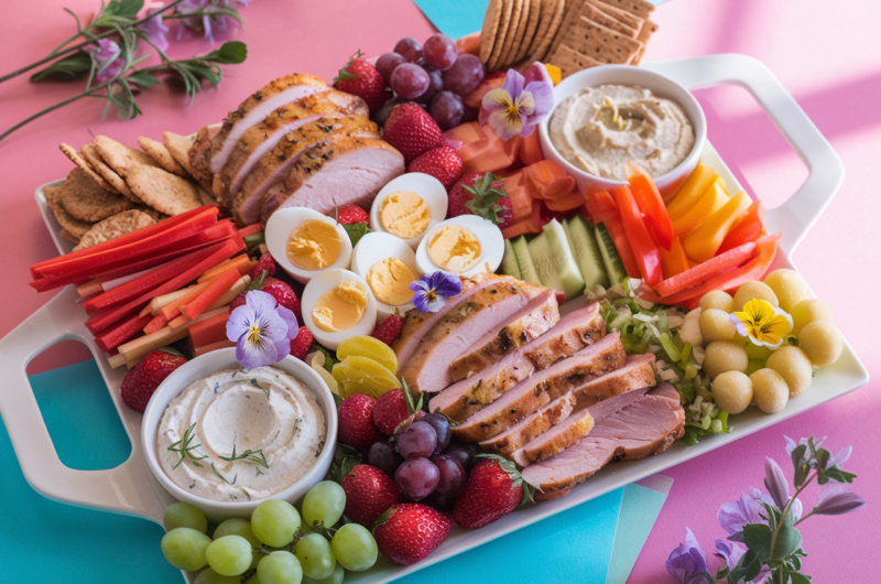 Healthy Easter Spring Sharing Board Recipe