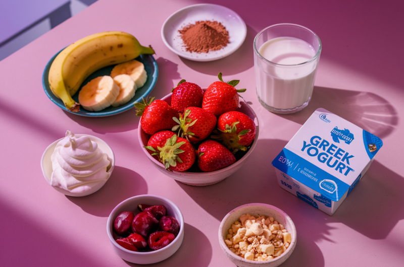Healthy Banana Split Milkshakes Recipe Guide