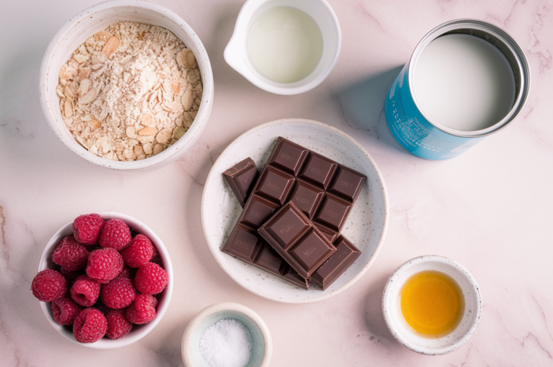 Chocolate Raspberry Tart Healthy Recipe