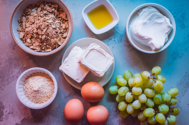 Easy Green Grape Cheesecake
