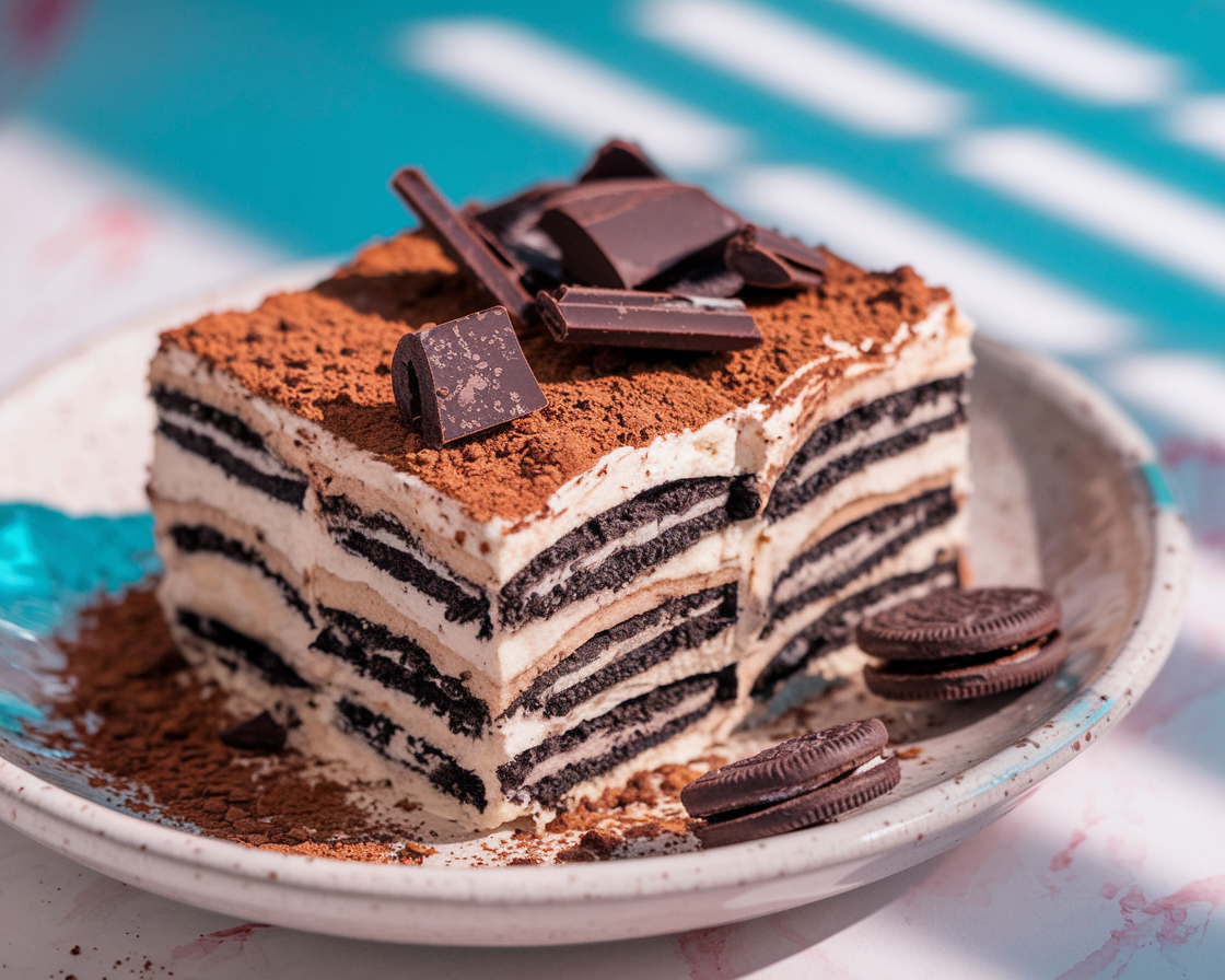 Easy Vegan Oreo Tiramisu