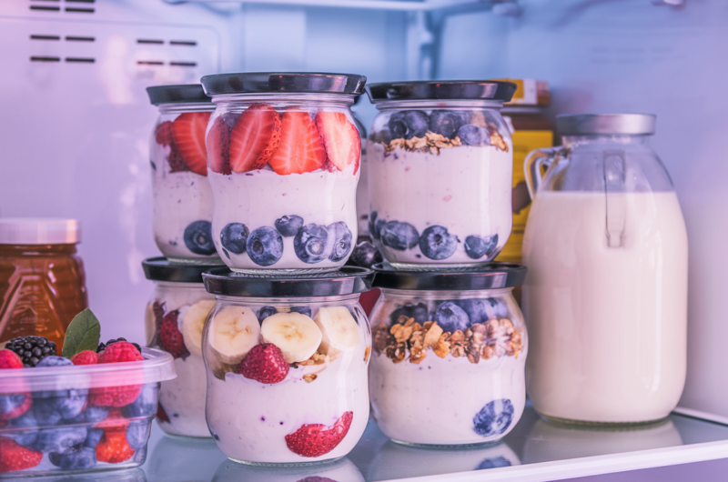 Healthy and Easy Fruit Yogurt