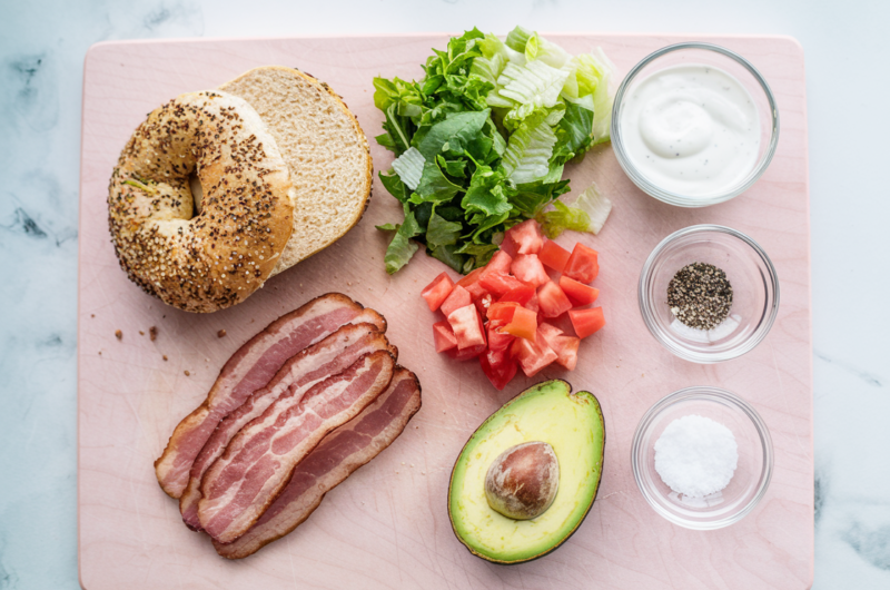 California BLT Chopped Bagel